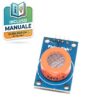 Modulo sensore MQ-3 per il rilevamento di alcol e gas con uscita analogica e digitale, compatibile con Arduino e microcontrollori 5V.