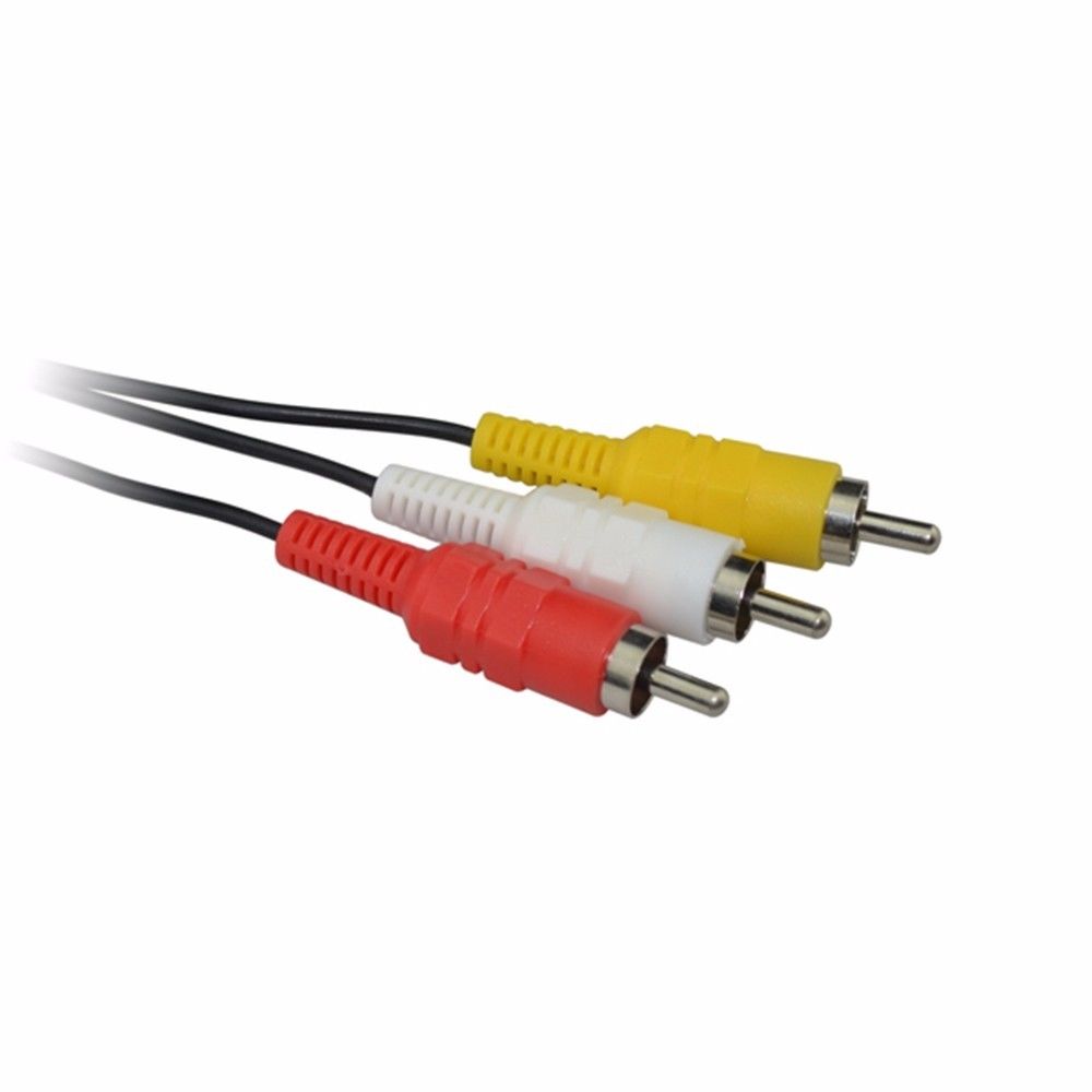 CAVO AUDIO VIDEO SEGA DREAMCAST RCA COMPOSITO AV TV CABLE STEREO SOUND DREAM 3