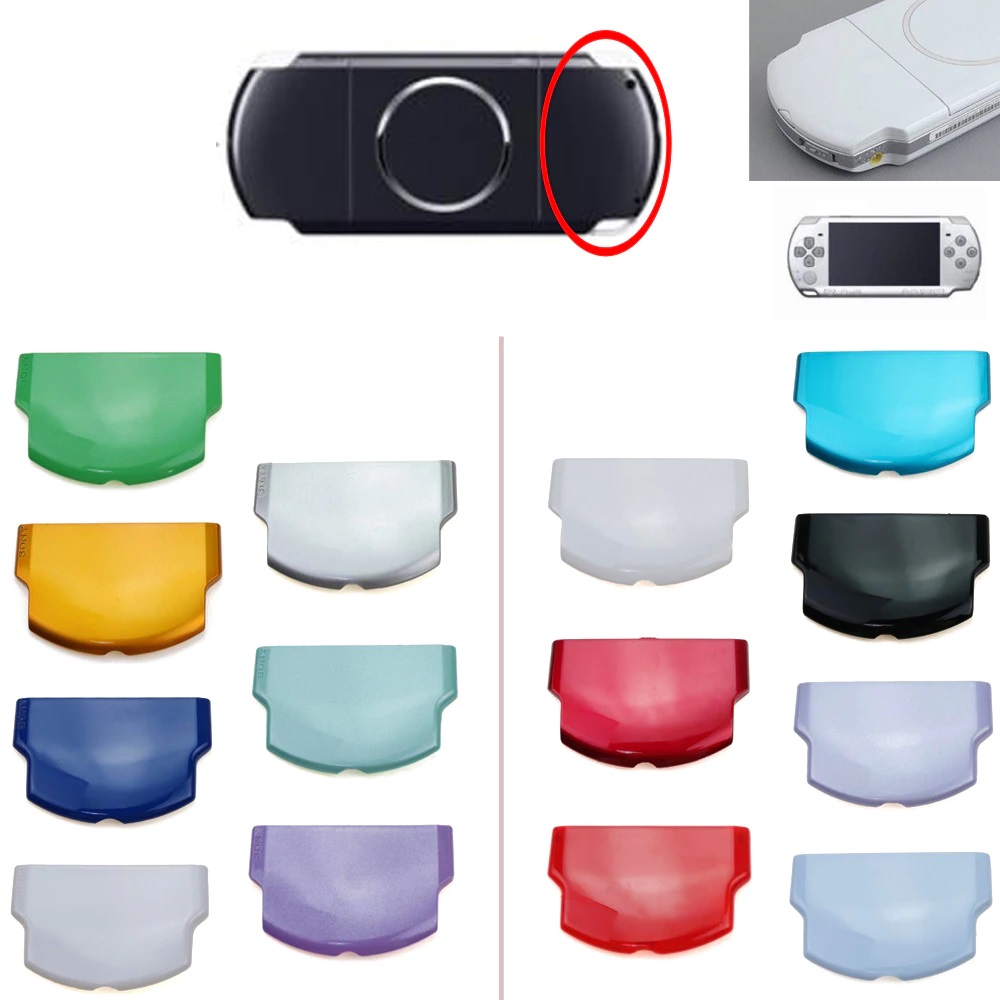 Cover-Batteria-PSP-Slim-2000-3000-Nero Sportellino posteriore di ricambio per vano batteria console Sony PSP 2000 e PSP 3000 nero
