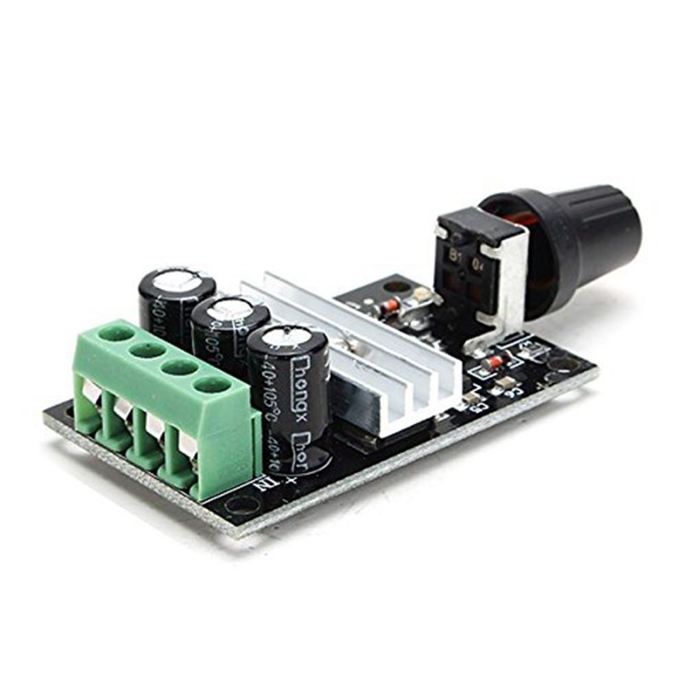 MODULO 6V-28V 3A REGOLATORE VELOCITA' GIRI MOTORE DC O DIMMER LED PWM CONTROLLO 2