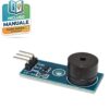Modulo buzzer passivo per Arduino con transistor driver per segnalazione acustica e toni PWM
