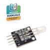 Modulo LED bicolore 5mm rosso e verde montato su PCB con pinout per Arduino e Raspberry Pi