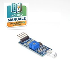 Sensore di luminosità con fotodiodo per Arduino e Raspberry Pi, doppia uscita analogica e digitale 5V