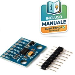 Modulo accelerometro digitale 3 assi ADXL345 GY-291 per Arduino, Raspberry e robotica con interfaccia I2C e SPI.
