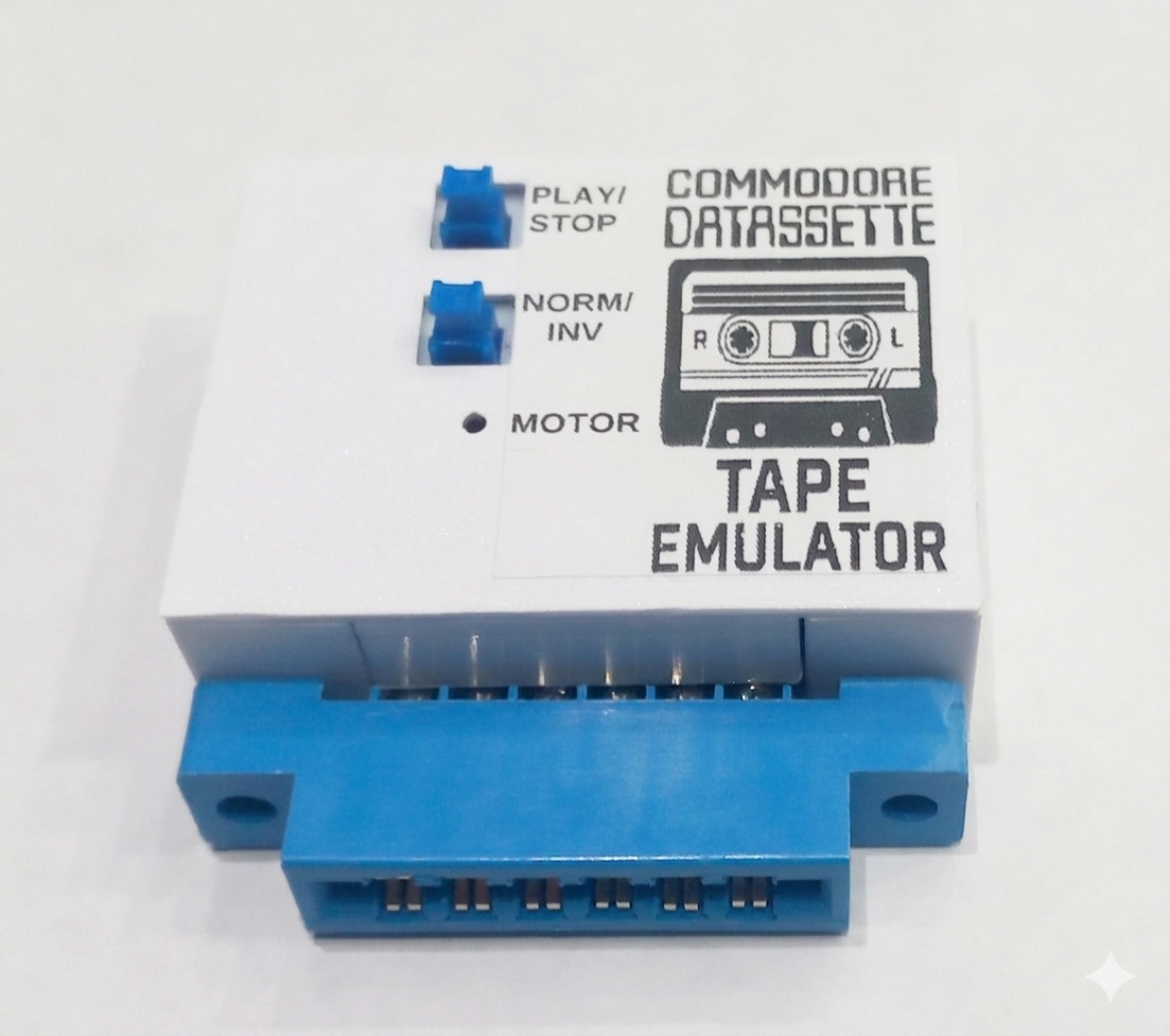 COMMODORE 64 128 TAPE EMULATOR MP3 PLAY STOP DATASSETTE 1530 NO SD2IEC TAPUINO (2)