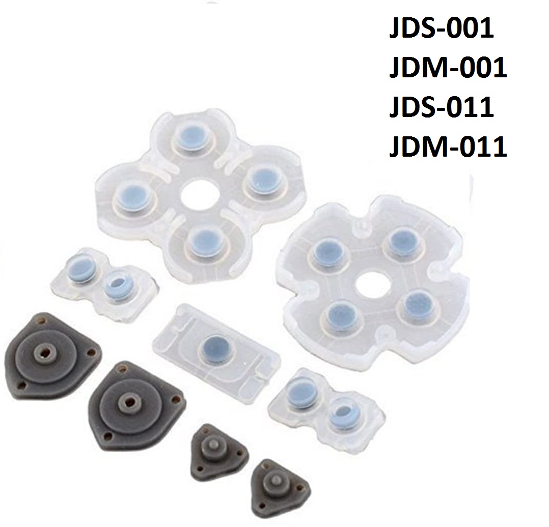 PULSANTI GOMMA CONDUTTIVI RICAMBIO JOYPAD CONTROLLER PS4 PLAYSTATION 4