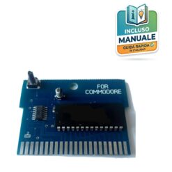 Cartuccia di espansione Fastload per disco 1541 e SD2IEC con pulsante di reset integrato per Commodore 64 e C128.