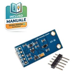 Modulo sensore di luce digitale GY-30 BH1750 per misurazione lux con Arduino.