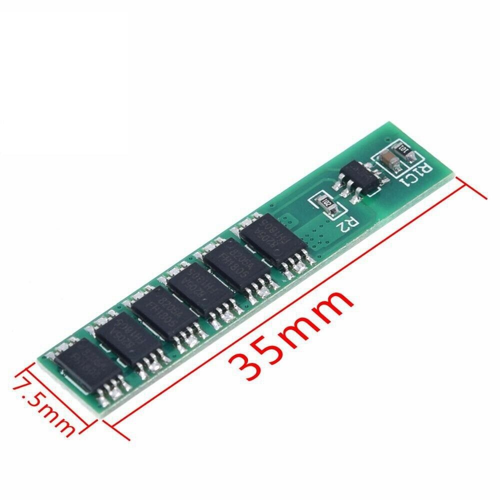 Circuito di protezione ricarica 1s 12a 1 cella 18650 LIPO LITIO li-ion 3.7v 2