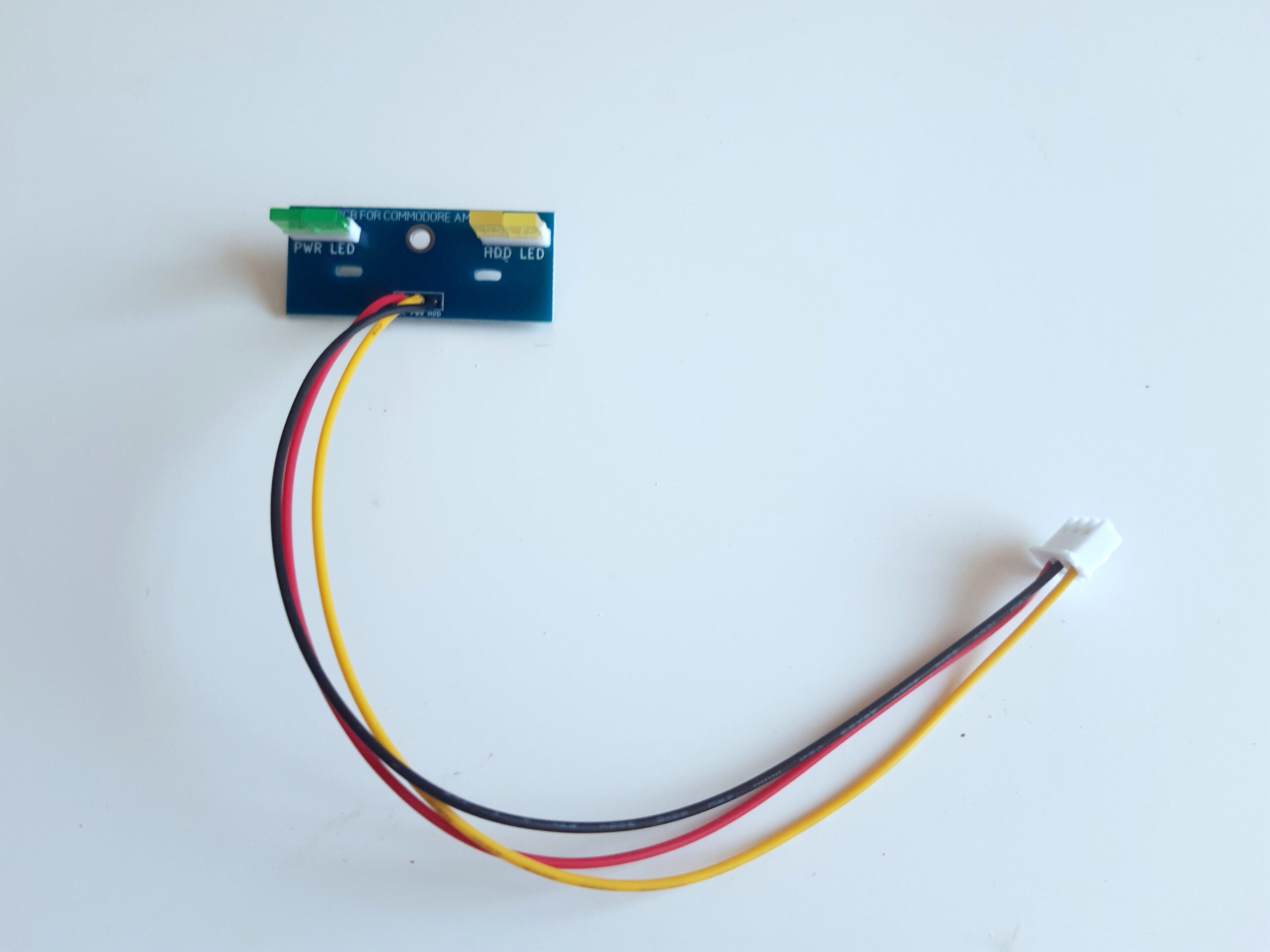 Commodore Amiga 3000 led pcb sostituzione alimentazione hard disk hdd cavetto (2)