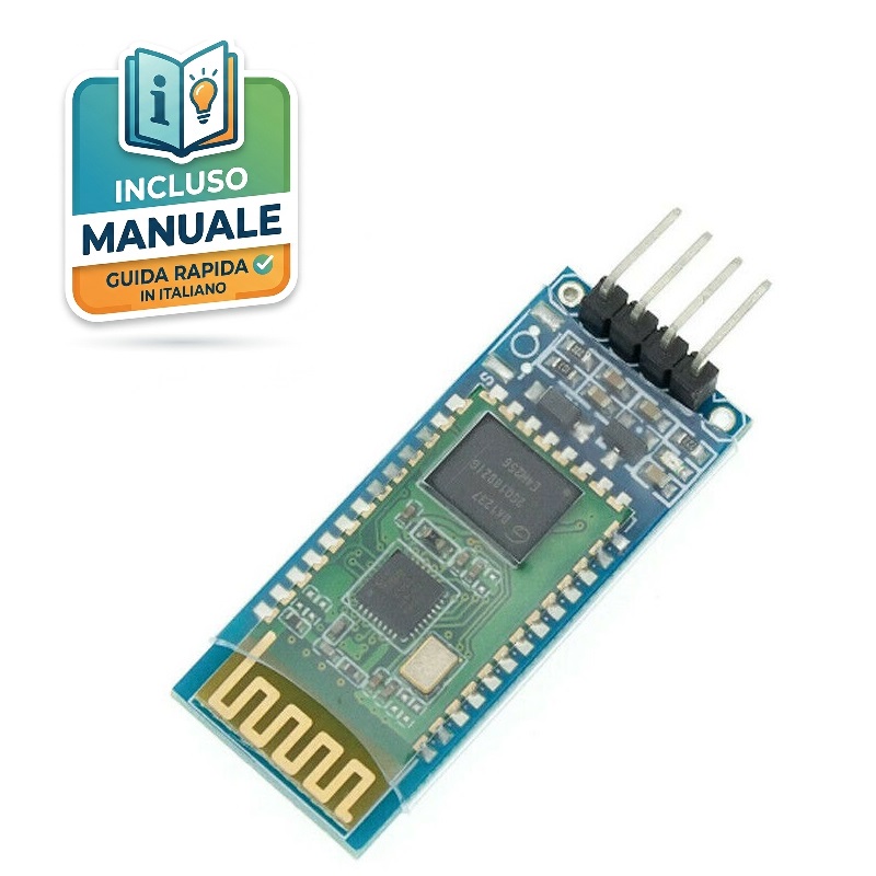 modulo-bluetooth-hc06-slave-arduino Modulo Bluetooth HC-06 slave ricetrasmettitore seriale wireless per Arduino e prototipazione.