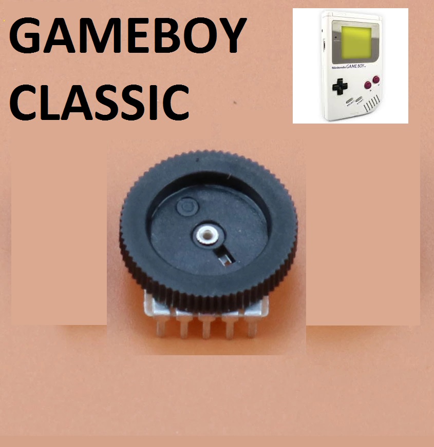 Potenziometro controllo volume audio rotella gameboy classic gb game boy