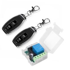 Interruttore relè telecomando ricevitore trasmettitore wireless 433mhz 12v 10a