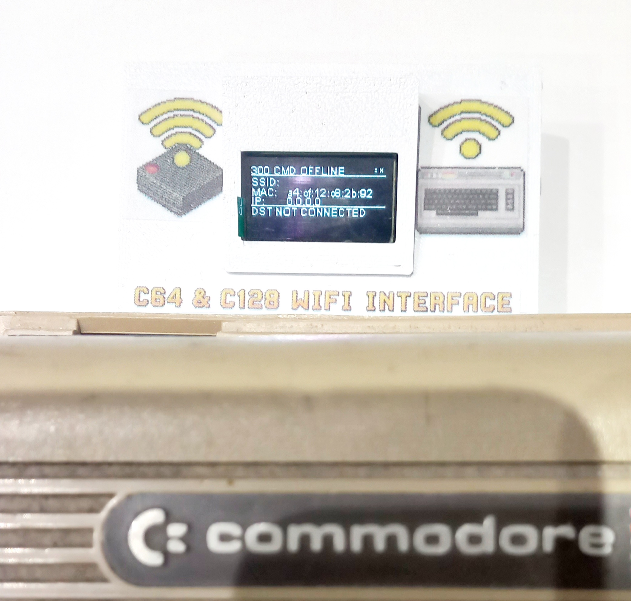 COMMODORE 64 Wifi Modem Wireless Con Display Oled (10)