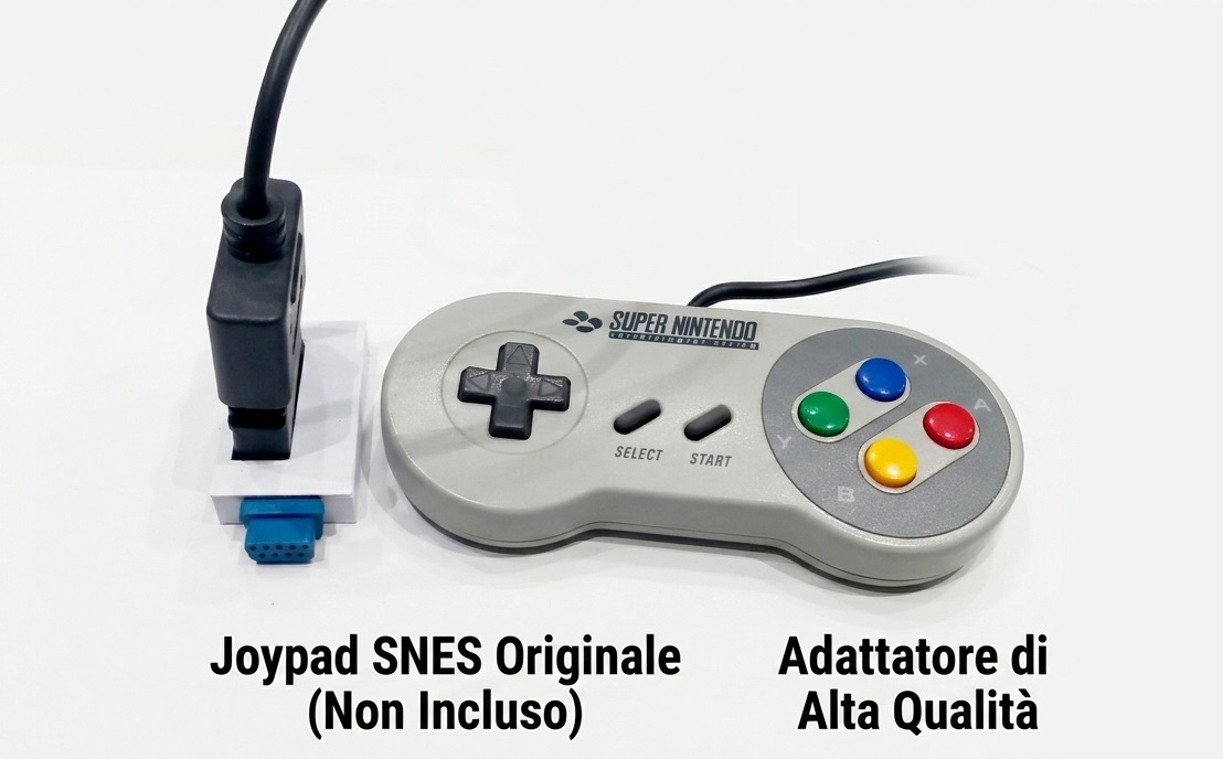 Adattatore Joystick Controller SNES per Computer Retrocomputing MSX e MSX2 (2)