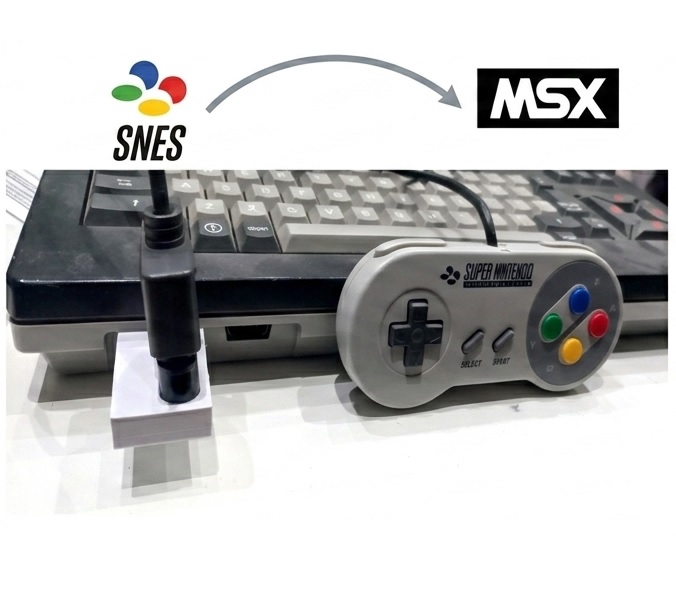 Adattatore Joystick Controller SNES per Computer Retrocomputing MSX e MSX2 (5)