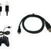 Cavo Micro USB nero da 1 metro per ricarica e dati controller Xbox One. Non compatibile con USB-C.