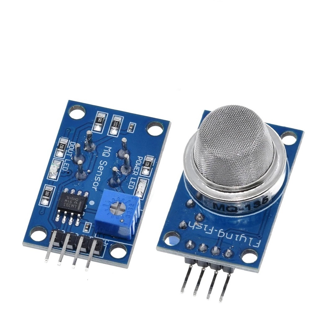 187 MQ-135 SENSORE RILEVATORE ANIDRIDE CARBONICA QUALITà ARIA GAS MODULO ARDUINO i